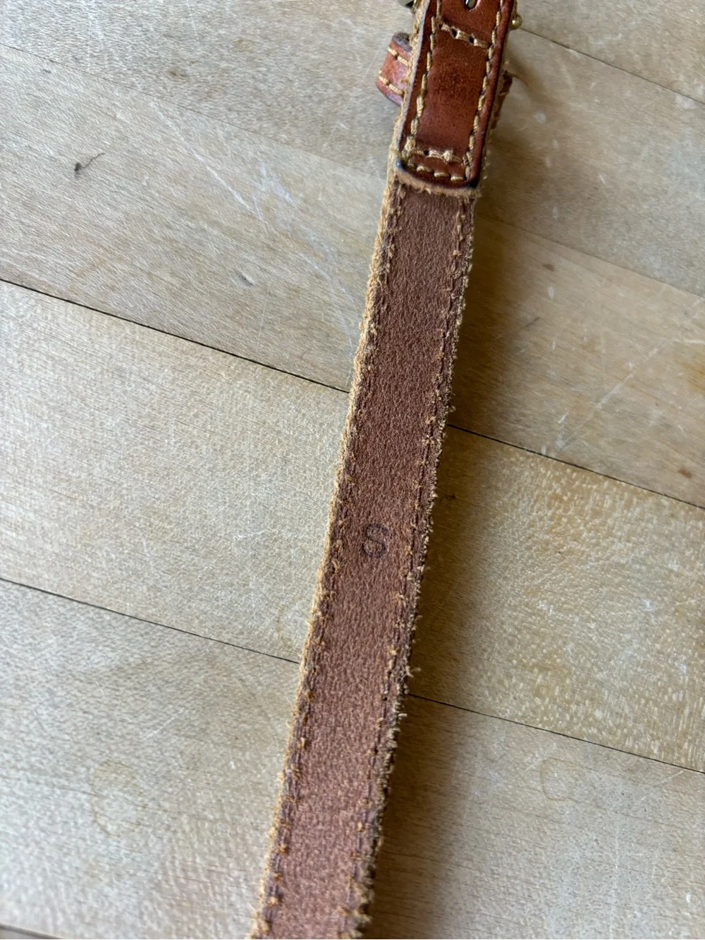 Vintage Leather Belt - Picture 3 of 6
